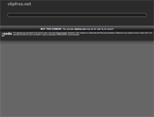 Tablet Screenshot of clipfree.net